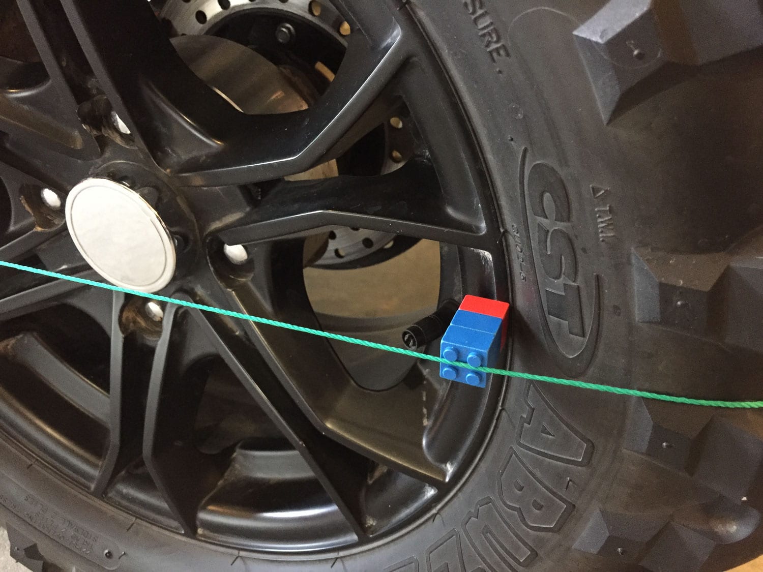 Alignement de roues